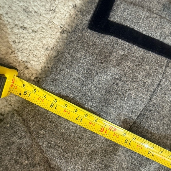 Juicy Couture L vintage military vibes Heather Gray Blazer with Black Trim EVC - Picture 11 of 13